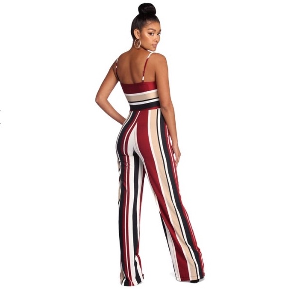 Stripe Jumpsuit - Picture 2 of 4